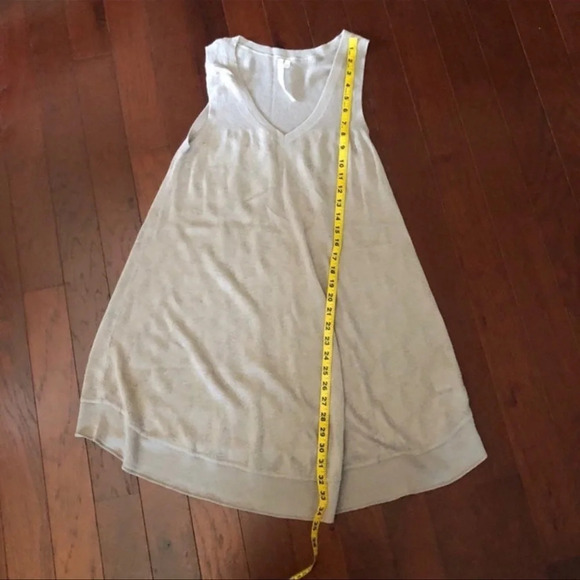 Rachel Roy V-neck sleeveless dress size M beige color - Picture 7 of 8